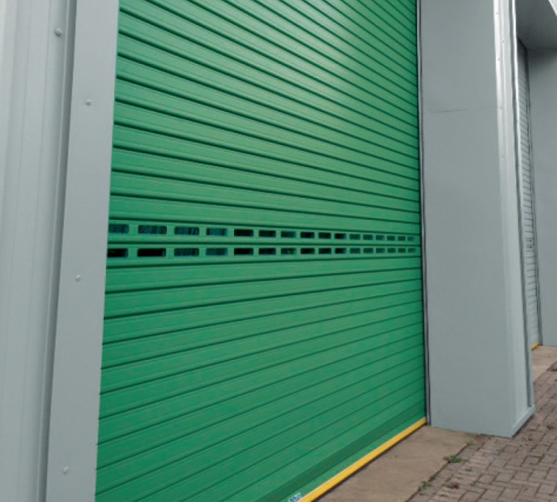 Green Roller Doors